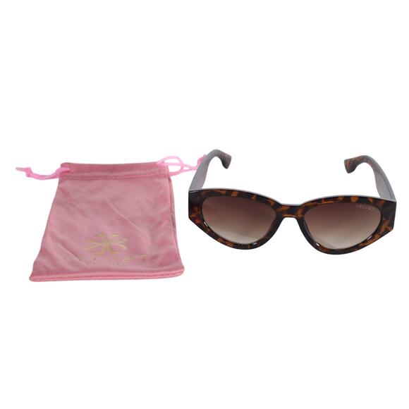 Velvet Eyewear ROSA Cat Eye Womens Sunglasses - Tortoise / Brown Gradient - NWT - Picture 9 of 9